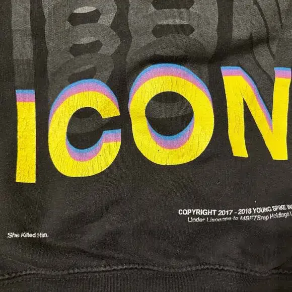 Jaden Smith × Msftsrep MSFTS Jaden Smith SYRE Icon Hoodie - LARGE - Picture 7 of 8